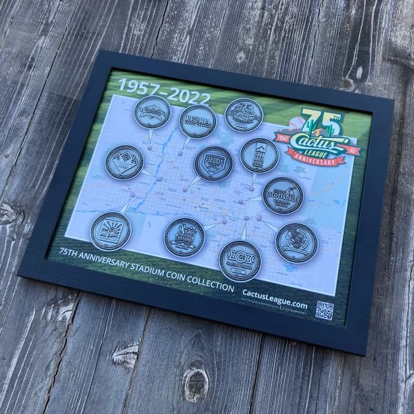 75th Anniversary Framed Collectors Coins DELUXE