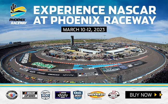 Experience NASCAR at Phoenix Raceway March 10-12